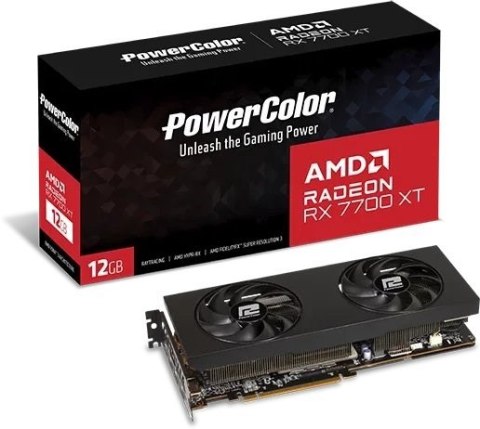 PowerColor Karta graf. PowerColor RX 7700 XT 12G-P PowerColor Karta graf. PowerColor RX 7700 XT 12G-P