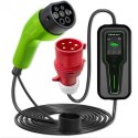 Qoltec Qoltec Mobilna ładowarka do samochodu elektrycznego EV z regulacją 2w1 Typ2 7kW CEE 32A/5 PIN 230V LCD Przenośna Wallbox 5m