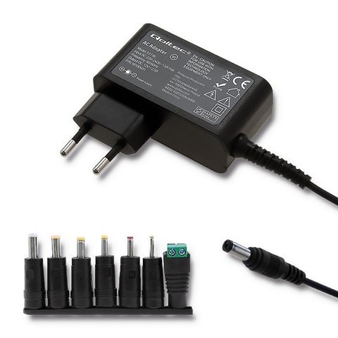 Qoltec Zasilacz uniwersalny Qoltec 51736 do notebooka (12 V; 2-3 A; 30W )