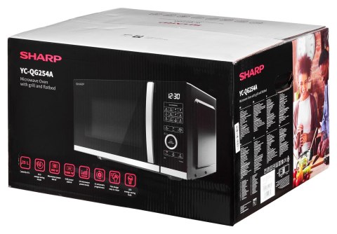 SHARP Kuchenka mikrofalowa SHARP YC-QG254AEB SHARP Kuchenka mikrofalowa SHARP YC-QG254AEB