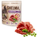 SHELMA SHELMA karma sucha - pełnoporcjowa karma dla dorosłych kotów sterylizowanych. Bogata w wołowinę 750 g