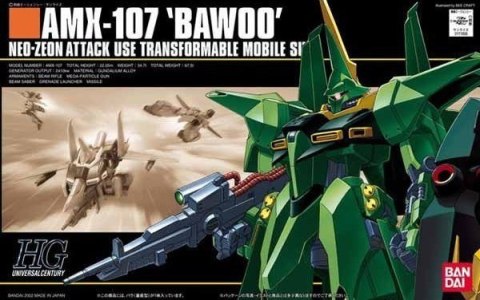 BANDAI HGUC 1/144 AMX-107 BAWOO BANDAI HGUC 1/144 AMX-107 BAWOO
