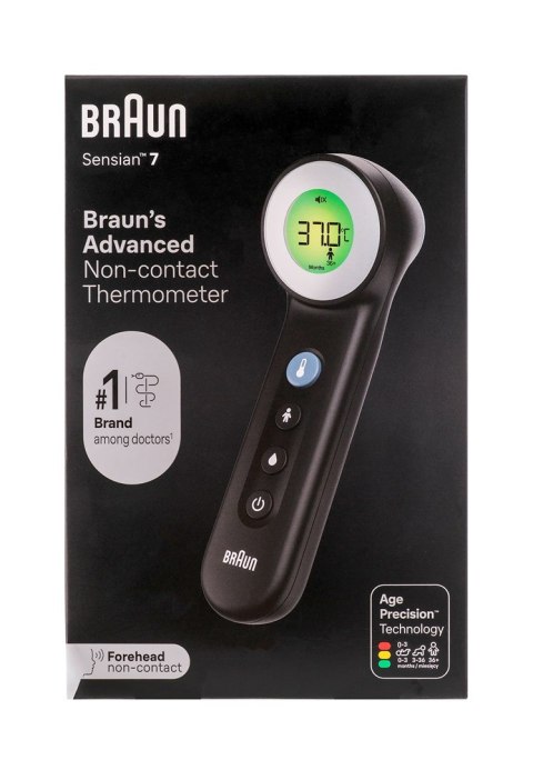 Braun Termometr bezdotykowy do czoła Braun BNT400B Braun Termometr bezdotykowy do czoła Braun BNT400B