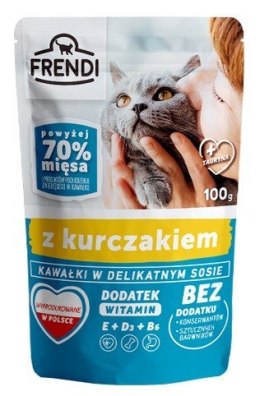 Frendi FRENDI Kawałki w sosie z kurczakiem - mokra karma dla kota - 100 g
