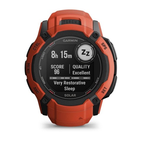Garmin Zegarek sportowy Garmin Instinct 2X SOLAR Czerwony Garmin Zegarek sportowy Garmin Instinct 2X SOLAR Czerwony