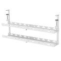 Maclean MACLEAN ORGANIZER PODBIURKOWY NA KABLE, MAX. OBCIĄŻENIE 5KG, MAX. 728MM, 2 POZIOMY, BIAŁY MC-102 W
