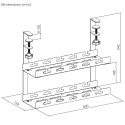 Maclean MACLEAN ORGANIZER PODBIURKOWY NA KABLE MC-104 W