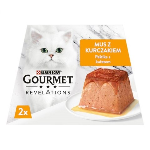 PURINA NESTLE PURINA Gourmet Revelations Kurczak - mokra karma dla kota - 2x57 g