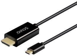 SAVIO SAVIO KABEL USB-C DO HDMI 30HZ 1M PLASTIK CL-190