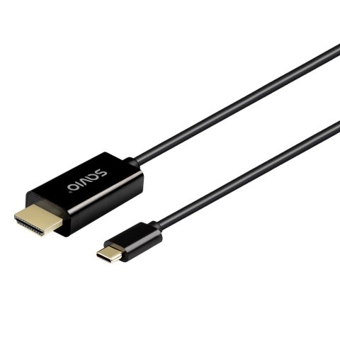 SAVIO SAVIO KABEL USB-C DO HDMI, 30HZ, 2M, PLASTIK CL-191 SAVIO SAVIO KABEL USB-C DO HDMI, 30HZ, 2M, PLASTIK CL-191