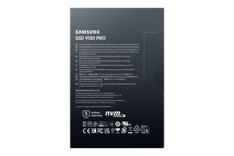 Samsung Dysk SSD Samsung 9100 PRO 2TB NVMe M.2 PCIe 5.0 Samsung Dysk SSD Samsung 9100 PRO 2TB NVMe M.2 PCIe 5.0