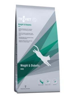 TROVET TROVET Weight & Diabetic WRD - sucha karma dla kota - 3 kg
