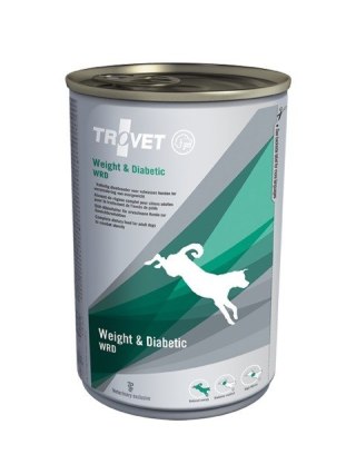 TROVET TROVET Weight & Diabetic WRD z kurczakiem - mokra karma dla psa - 400 g