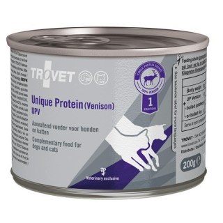 TROVET Trovet UPV Unique Protein dziczyzna pies/kot 200g