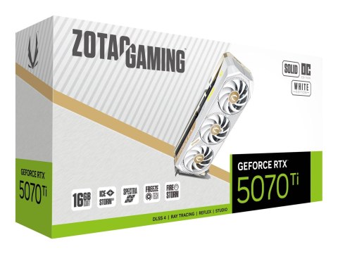 ZOTAC Karta graf. ZOTAC RTX 5070 Ti SOLID Core OC White