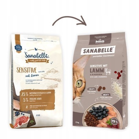 Bosch BOSCH Sanabelle Sensitive z Jagnięciną 8kg Bosch BOSCH Sanabelle Sensitive z Jagnięciną 8kg