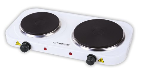 Esperanza ESPERANZA KUCHENKA ELEKTRYCZNA YELLOWSTONE 1500W + 1000W EKH014W Esperanza ESPERANZA KUCHENKA ELEKTRYCZNA YELLOWSTONE 1500W + 1000W EKH014W