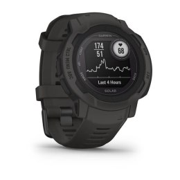 Garmin Zegarek sportowy Garmin Instinct 2 Solar Graphite 45mm Grafitowy