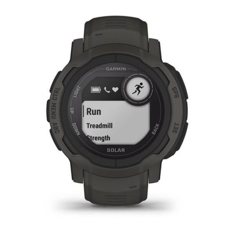 Garmin Zegarek sportowy Garmin Instinct 2 Solar Graphite 45mm Grafitowy Garmin Zegarek sportowy Garmin Instinct 2 Solar Graphite 45mm Grafitowy
