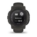Garmin Zegarek sportowy Garmin Instinct 2 Solar Graphite 45mm Grafitowy