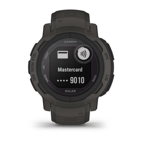Garmin Zegarek sportowy Garmin Instinct 2 Solar Graphite 45mm Grafitowy Garmin Zegarek sportowy Garmin Instinct 2 Solar Graphite 45mm Grafitowy
