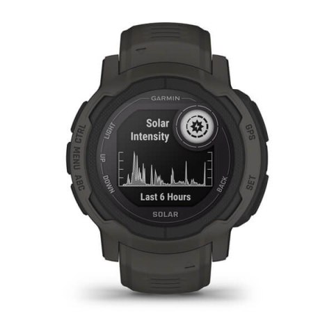 Garmin Zegarek sportowy Garmin Instinct 2 Solar Graphite 45mm Grafitowy Garmin Zegarek sportowy Garmin Instinct 2 Solar Graphite 45mm Grafitowy