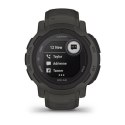 Garmin Zegarek sportowy Garmin Instinct 2 Solar Graphite 45mm Grafitowy