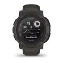 Garmin Zegarek sportowy Garmin Instinct 2 Solar Graphite 45mm Grafitowy