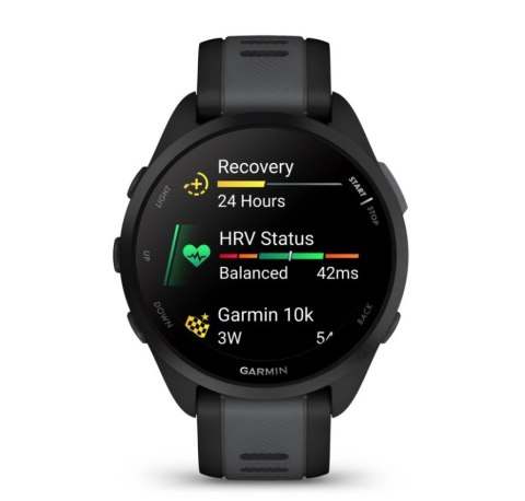 Garmin Zegarek sportowy Garmin Forerunner 165 AMOLED 43mm Czarny Garmin Zegarek sportowy Garmin Forerunner 165 AMOLED 43mm Czarny
