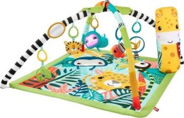 MATTEL Fisher Price Mata edukacyjna 3w1 Las tropikalny HJW08