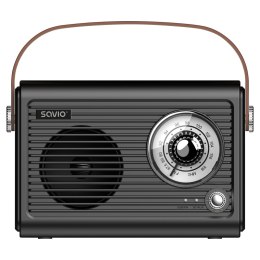 SAVIO SAVIO RADIO PRZENOŚNE CZARNE RS-01