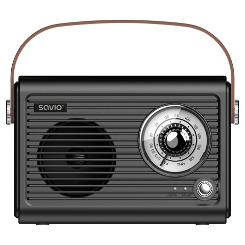 SAVIO SAVIO RADIO PRZENOŚNE CZARNE RS-01