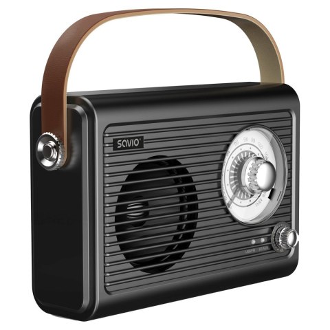 SAVIO SAVIO RADIO PRZENOŚNE CZARNE RS-01 SAVIO SAVIO RADIO PRZENOŚNE CZARNE RS-01