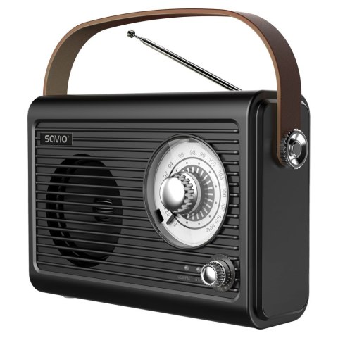 SAVIO SAVIO RADIO PRZENOŚNE CZARNE RS-01 SAVIO SAVIO RADIO PRZENOŚNE CZARNE RS-01