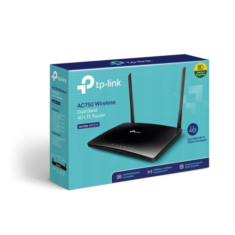 TP-LINK Router TP-LINK Archer MR200 (3G/4G/LTE SIM; 2,4 GHz, 5 GHz) TP-LINK Router TP-LINK Archer MR200 (3G/4G/LTE SIM; 2,4 GHz, 5 GHz)