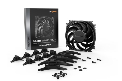 BE QUIET! WENTYLATOR BE QUIET! SILENT WINGS PRO 4 BL098 120mm BE QUIET! WENTYLATOR BE QUIET! SILENT WINGS PRO 4 BL098 120mm