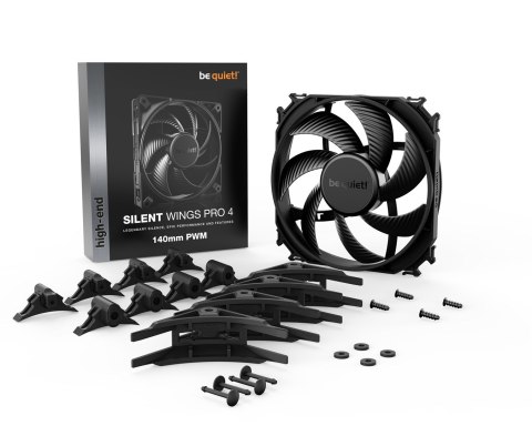 BE QUIET! Wentylator BE QUIET! SILENT WINGS PRO 4 BL099 140mm BE QUIET! Wentylator BE QUIET! SILENT WINGS PRO 4 BL099 140mm
