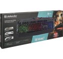 Defender DEFENDER KLAWIATURA GAMINGOWA MEMBRANOWA WEREWOLF GK-120DL PODŚWIETLENIE RGB 45124