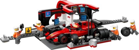 Lego LEGO CITY 60443 F1 Pit stop i mechanicy z bolidem Ferrari Lego LEGO CITY 60443 F1 Pit stop i mechanicy z bolidem Ferrari
