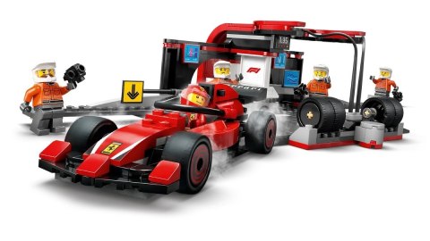 Lego LEGO CITY 60443 F1 Pit stop i mechanicy z bolidem Ferrari Lego LEGO CITY 60443 F1 Pit stop i mechanicy z bolidem Ferrari