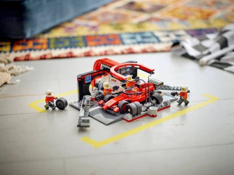 Lego LEGO CITY 60443 F1 Pit stop i mechanicy z bolidem Ferrari Lego LEGO CITY 60443 F1 Pit stop i mechanicy z bolidem Ferrari