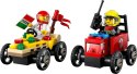 Lego LEGO CITY 60458 Zestaw wyścigówek: pizza kontra wóz strażacki