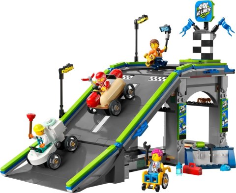 Lego LEGO CITY 60460 Bez granic: tor z rampami dla wyścigówek Lego LEGO CITY 60460 Bez granic: tor z rampami dla wyścigówek