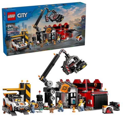 Lego LEGO CITY 60472 Złomowisko z samochodami Lego LEGO CITY 60472 Złomowisko z samochodami