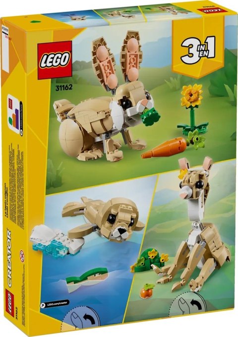 Lego LEGO CREATOR 3w1 31162 Uroczy króliczek Lego LEGO CREATOR 3w1 31162 Uroczy króliczek