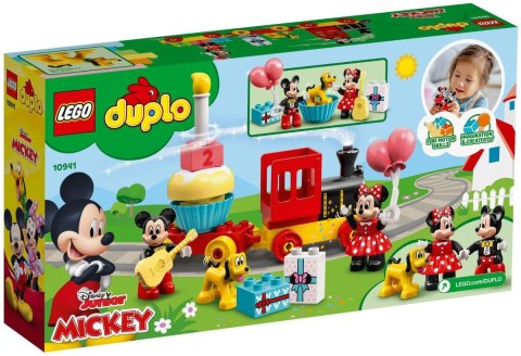 Lego LEGO DUPLO 10941 Urodzinowy pociąg myszek Miki i Minnie Lego LEGO DUPLO 10941 Urodzinowy pociąg myszek Miki i Minnie