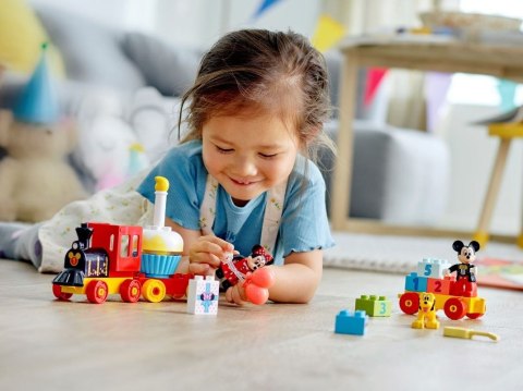 Lego LEGO DUPLO 10941 Urodzinowy pociąg myszek Miki i Minnie Lego LEGO DUPLO 10941 Urodzinowy pociąg myszek Miki i Minnie