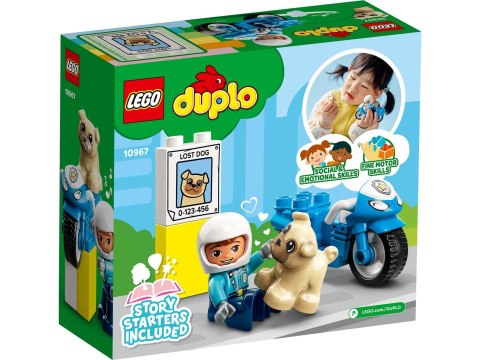 Lego LEGO DUPLO 10967 Motocykl policyjny Lego LEGO DUPLO 10967 Motocykl policyjny