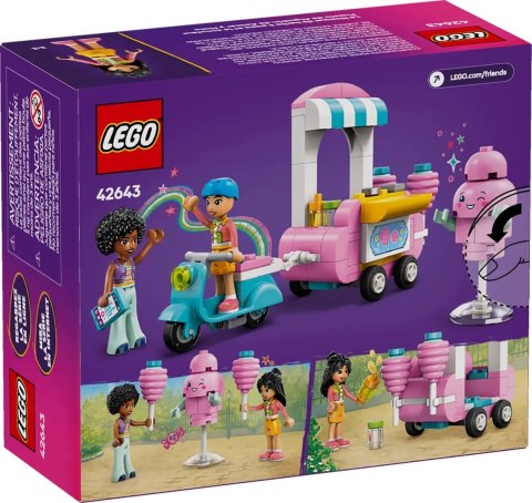 Lego LEGO FRIENDS 42643 Stoisko z watą cukrową i skuter Lego LEGO FRIENDS 42643 Stoisko z watą cukrową i skuter