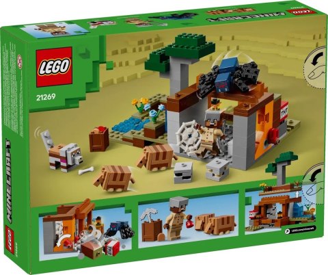 Lego LEGO MINECRAFT 21269 Minecraft Wyprawa do pancernikowej kopalni Lego LEGO MINECRAFT 21269 Minecraft Wyprawa do pancernikowej kopalni